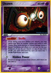 Unown N - N/28 - Holo Rare