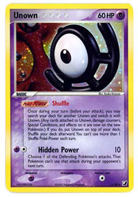 Unown U - U/28 - Holo Rare