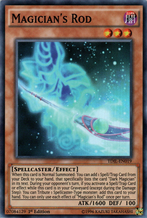 Magicians Rod - TDIL-EN019 - Super Rare - 1st Edition