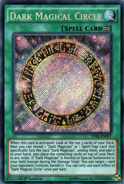 dark illusion yugioh card VIZ type monsters by 200 points Yugioh Black Illusion YGLD-ENC00 Secret