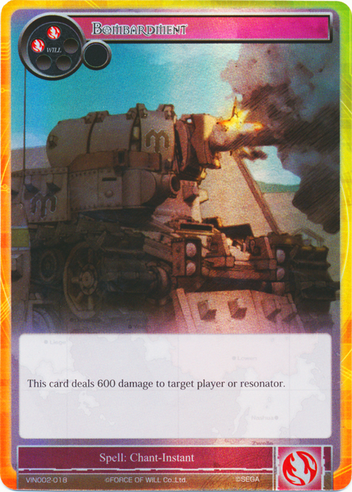 Bombardment - VIN002-018 - SR