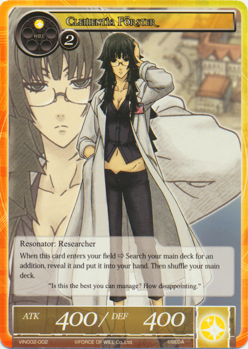 Clementia Forster - VIN002-002
