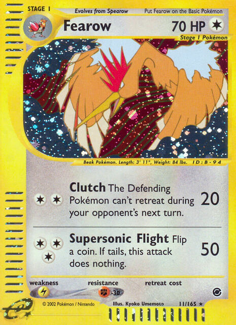 Fearow - 11/165 - Holo Rare