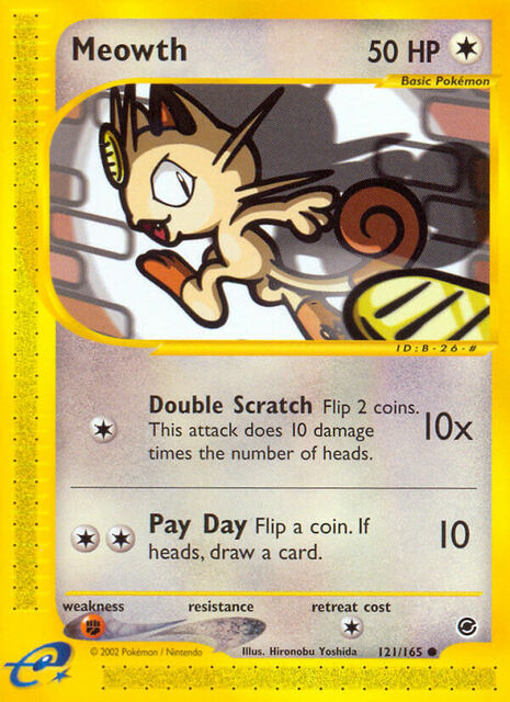 Meowth - 121/165 - Common