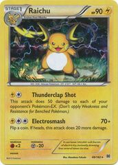 Raichu - 49/162 - Shattered Holo Rare