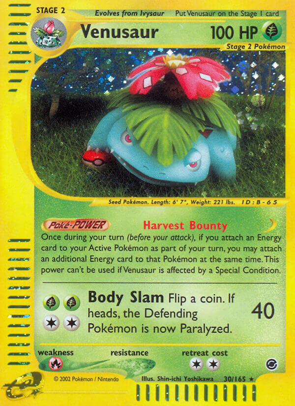 Venusaur - 30/165 - Holo Rare