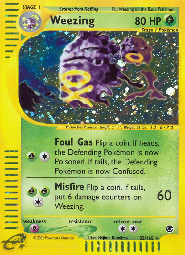 Weezing - 32/165 - Holo Rare