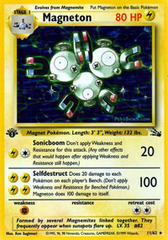 Magneton - 11/62 - Holo Rare - 1st Edition