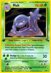 Muk - 13/62 - Holo Rare - 1st Edition