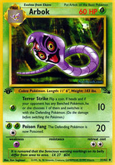 Arbok - 31/62 - Uncommon - 1st Edition