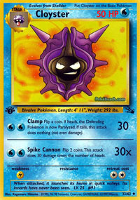 Cloyster - 32/62 - Uncommon - 1st Edition