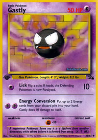 Gastly - 33/62 - Uncommon - 1st Edition