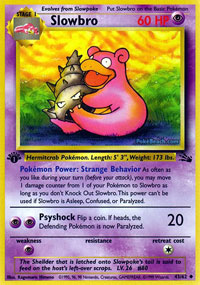 Slowbro - 43/62 - Uncommon - 1st Edition