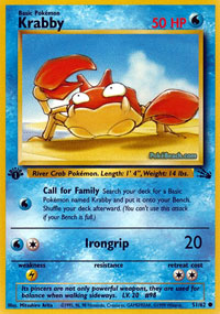 Krabby - 51/62 - Common - 1st Edition