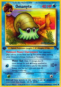 Omanyte - 52/62 - Common - 1st Edition