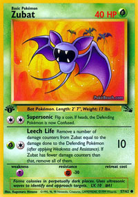 Zubat - 57/62 - Common - 1st Edition