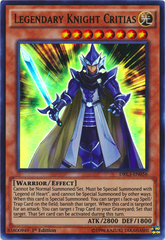 Legendary Knight Critias - DRL3-EN056 - Ultra Rare - 1st Edition