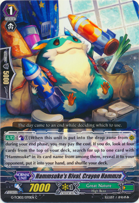 Hammsukes Rival, Crayon Hammzo - G-TCB02/070EN - C Hammsukes Rival, Crayon Hammzo - G-TCB02/070EN - C