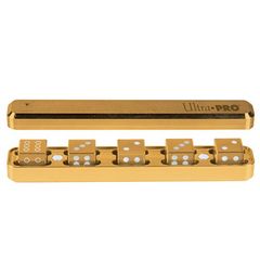 ULTRA PRO D6 GRAVITY DICE 5 PIECE SET - GOLD