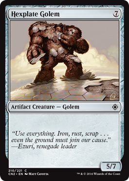 Hexplate Golem - Foil