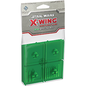 Star Wars X-Wing - Green Bases and Pegs