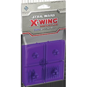 Star Wars X-Wing - Purple Bases and Pegs