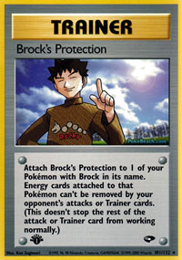 Brocks Protection - 101/132 - Rare - 1st Edition