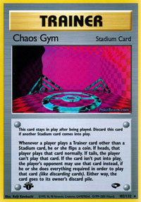 Chaos Gym - 102/132 - Rare - 1st Edition
