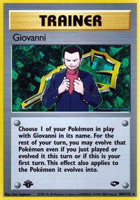 Giovanni - 104/132 - Rare - 1st Edition