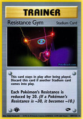 Resistance Gym - 109/132 - Rare - 1st Edition