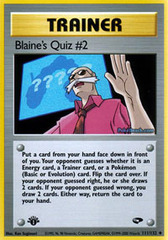 Blaine's Quiz #2 - 111/132 - Uncommon - 1st Edition