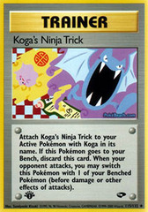 Koga's Ninja Trick - 115/132 - Uncommon - 1st Edition