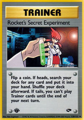 Rocket's Secret Experiment - 120/132 - Uncommon - 1st Edition