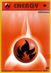 Fire Energy - 128/132 - Common - 1st Edition