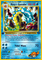 Misty's Gyarados - 13/132 - Holo Rare - 1st Edition