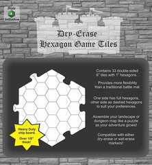 Dry Erase Dungeon Tiles - Combo Pack of Thirty Three 6