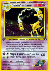 Sabrina's Alakazam - 16/132 - Holo Rare - 1st Edition