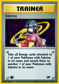 Sabrina - 20/132 - Holo Rare - 1st Edition