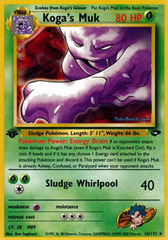 Koga's Muk - 26/132 - Rare - 1st Edition