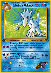 Sabrina's Golduck - 30/132 - Rare - 1st Edition