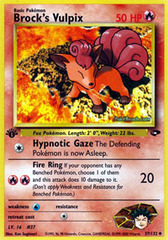 Brock's Vulpix - 37/132 - Uncommon - 1st Edition