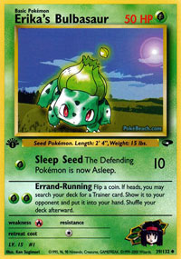 Erikas Bulbasaur - 39/132 - Uncommon - 1st Edition