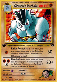 Giovannis Machoke - 42/132 - Uncommon - 1st Edition