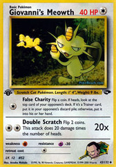 Giovanni's Meowth - 43/132 - Uncommon - 1st Edition