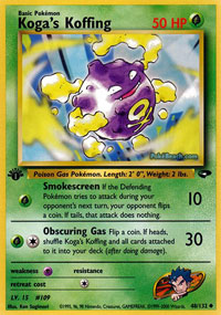 Kogas Koffing - 48/132 - Uncommon - 1st Edition