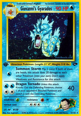 Giovanni's Gyarados - 5/132 - Holo Rare - 1st Edition