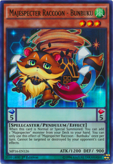 Majespecter Raccoon - Bunbuku - MP16-EN126 - Ultra Rare - 1st Edition