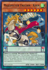 Majespecter Unicorn - Kirin - MP16-EN129 - Rare - 1st Edition