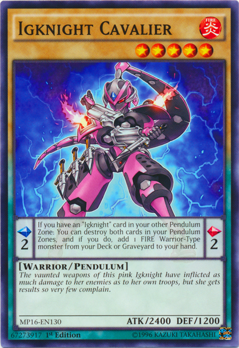 Igknight Cavalier - MP16-EN130 - Common - 1st Edition