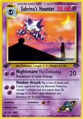 Sabrina's Haunter - 55/132 - Uncommon - 1st Edition